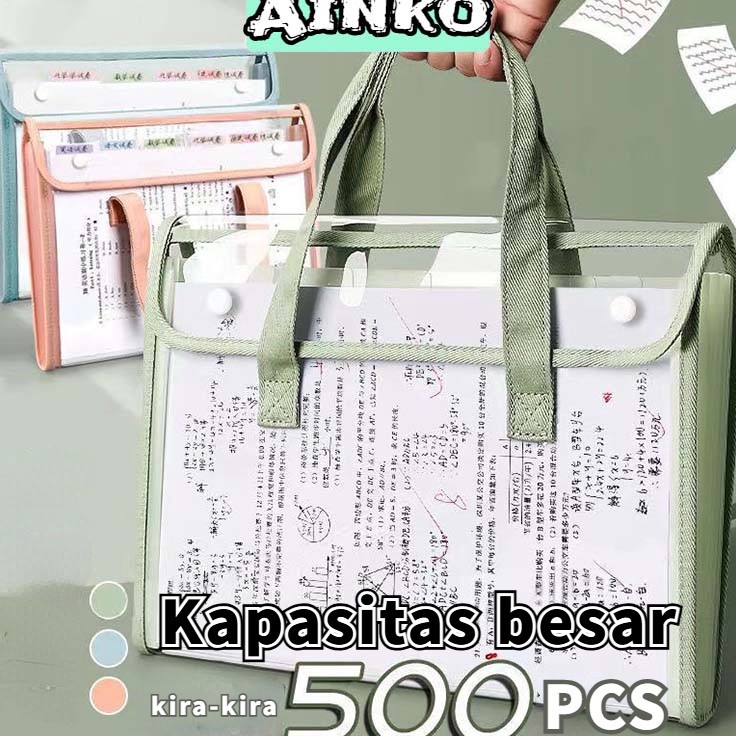 

Transparan File Folder Document Bag Tas Dokumen File A4 Ukuran Folio Tas Berkas Dokumen Map Folder Bag 13 Sekat