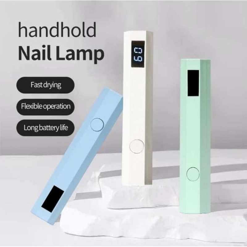 LCD Lampu kuku portabel/Hexagonal UV Nail Lamp Portable/LED UV Lamp Portable/UV Nail Art/Mini UV Nai