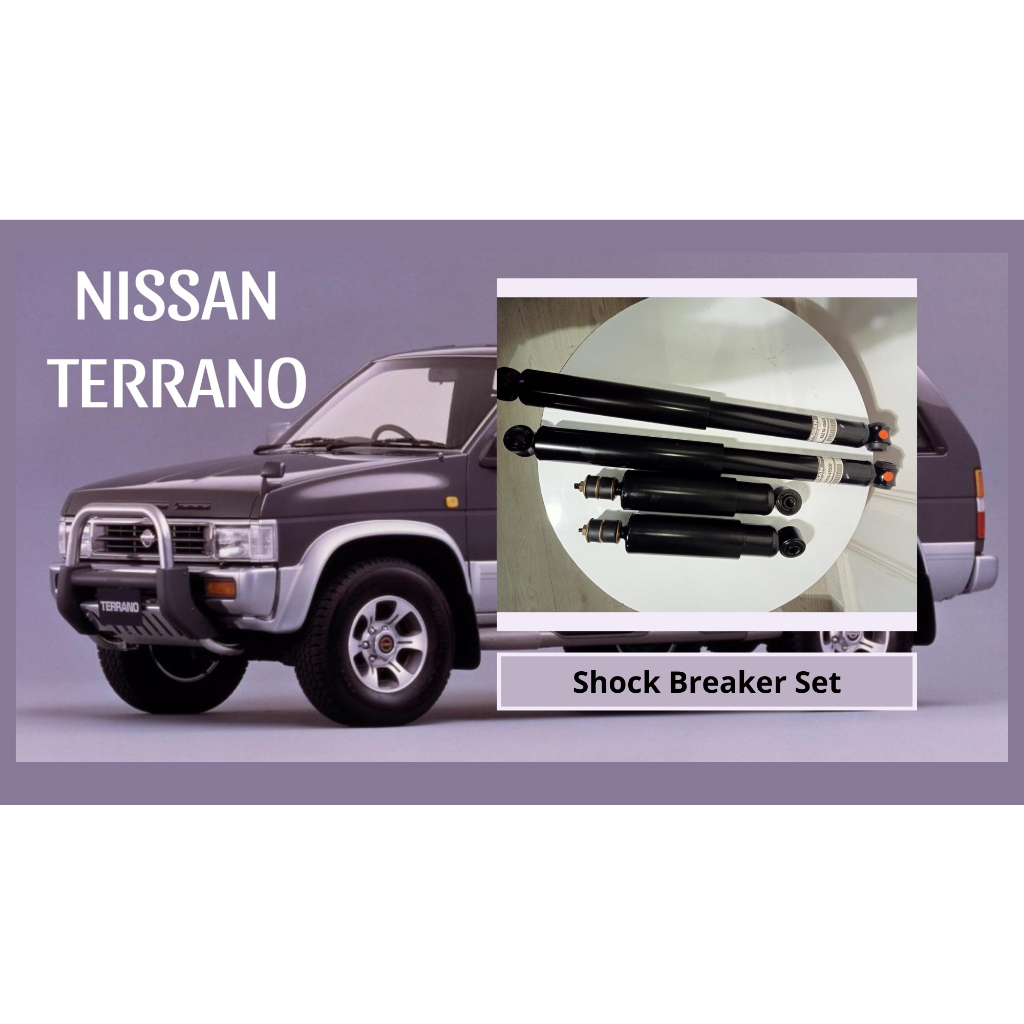 Shock Breaker Nissan Terrano Depan Belakang Set | Shock Absorber Depan Belakang Terrano | Shock Mobi