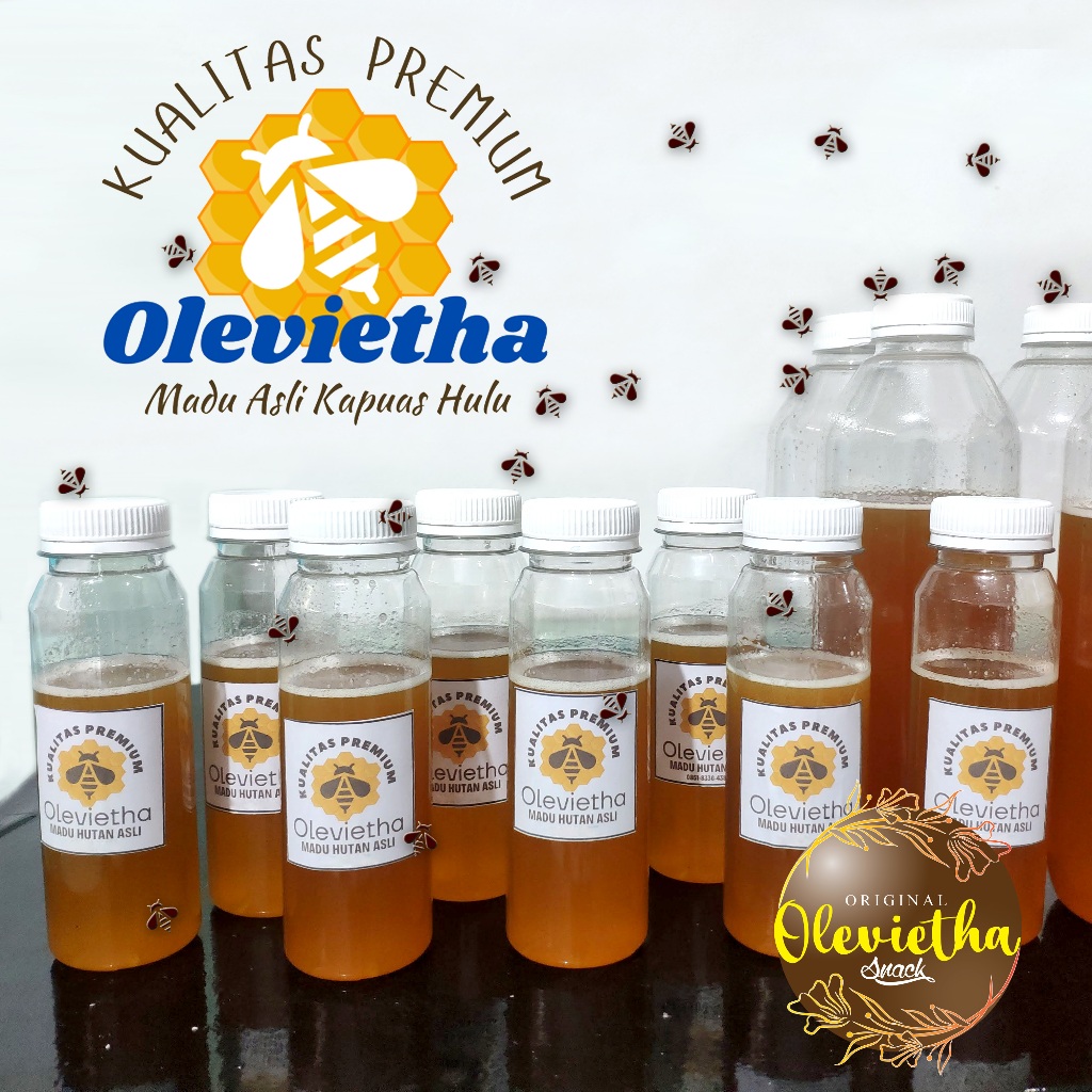 

Paket Madu Hutan Asli Kapuas Hulu isi 4 botol kemasan @1L (Packing Kayu)