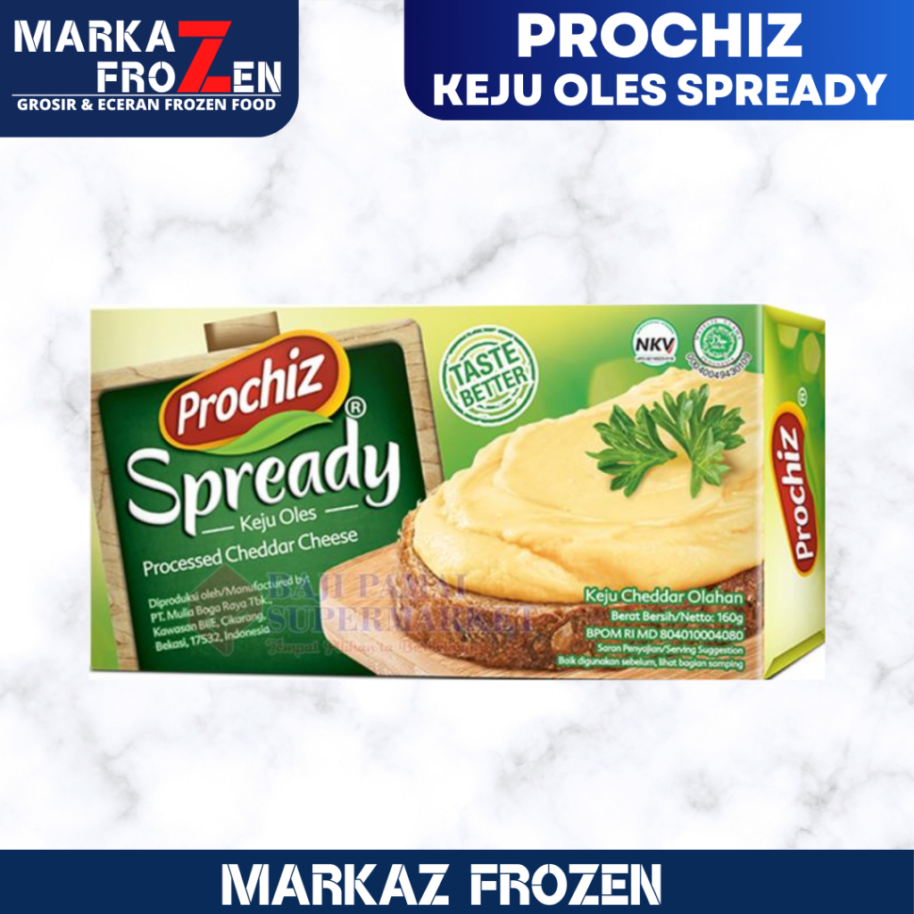 

PROCHIZ SPREADY KEJU OLES 160GR
