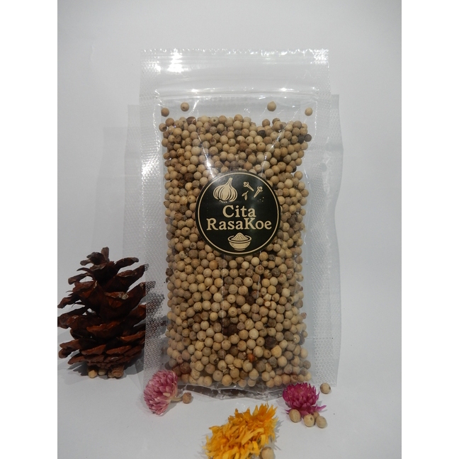 

Biji Lada Putih Bangka Asli 100gr - Cita Rasakoe