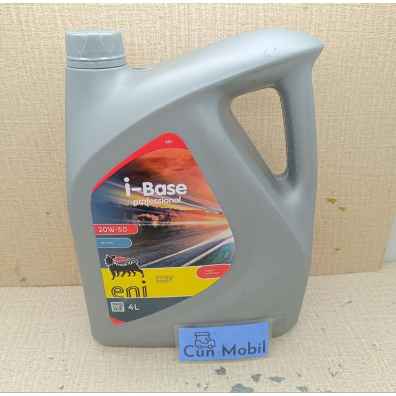 NEW Oli mesin Agip bensin 20W-50 4 Liter [terbaik][terlaris]