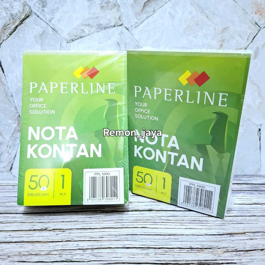 

1 Pak Nota Kontan 1 Ply Kecil (Isi 10 Buku) / Nota Kontan 1 Ply