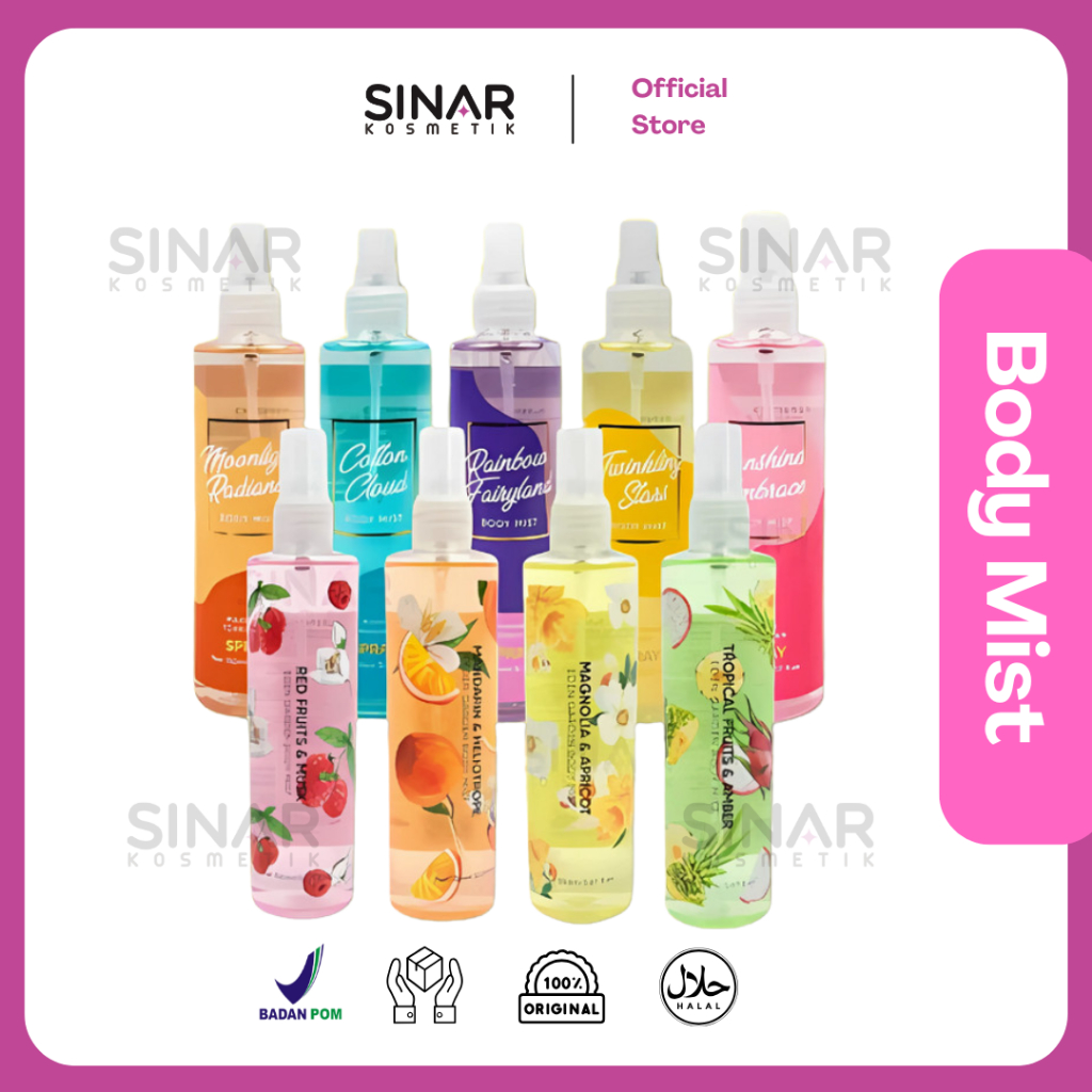 Miniso Beauty Body Mist Series 100ml - 150ml | Fragrance Spray Tahan Lama Natural | Eden Garden | Ea