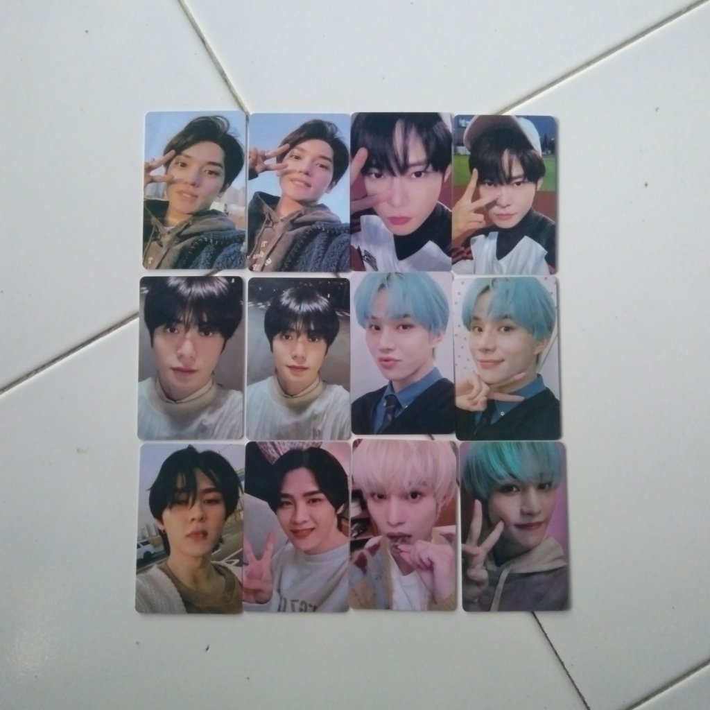 Photocard Lucky draw NCT universe fanmade bahan PVC tebal