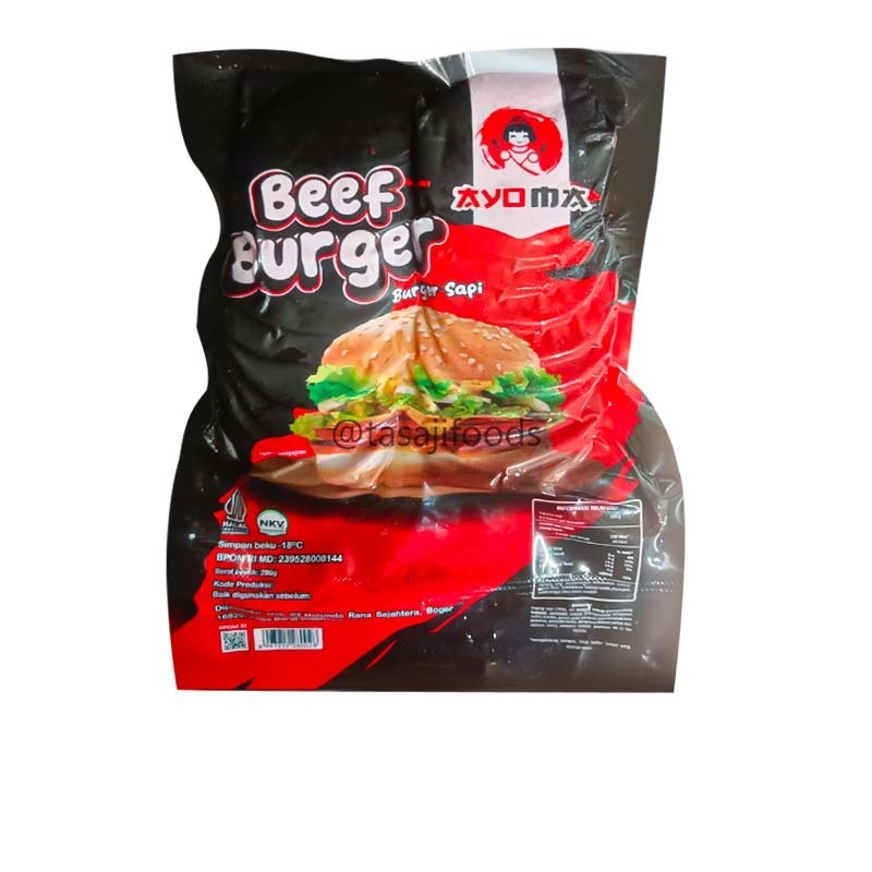 

AYOMA Beef Burger Mini 280 Gram - Isi 20 Pcs