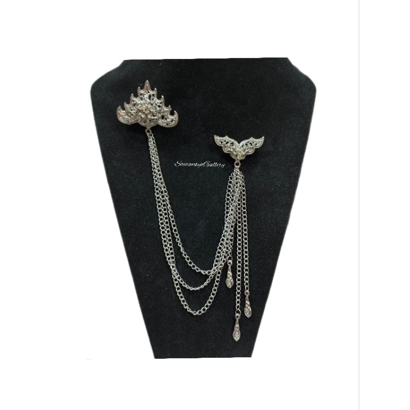 Bros Kebaya Janggan Bros rantai Bros untuk jas pria dan wanita Bros beskap Bros kebaya janggan