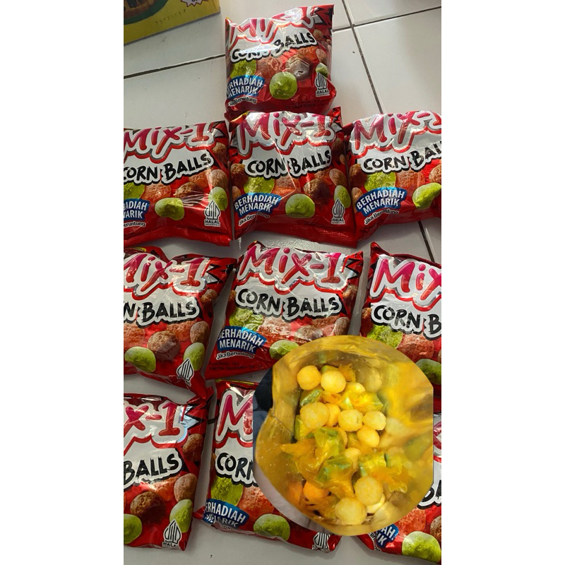 

CIKI BERHADIAH MIX-1 CORN BALLS ISI 10pcs
