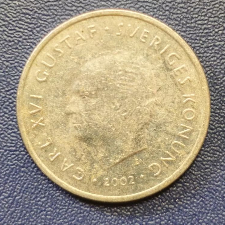 Koleksi Koin Asing Swedia 1 Krona