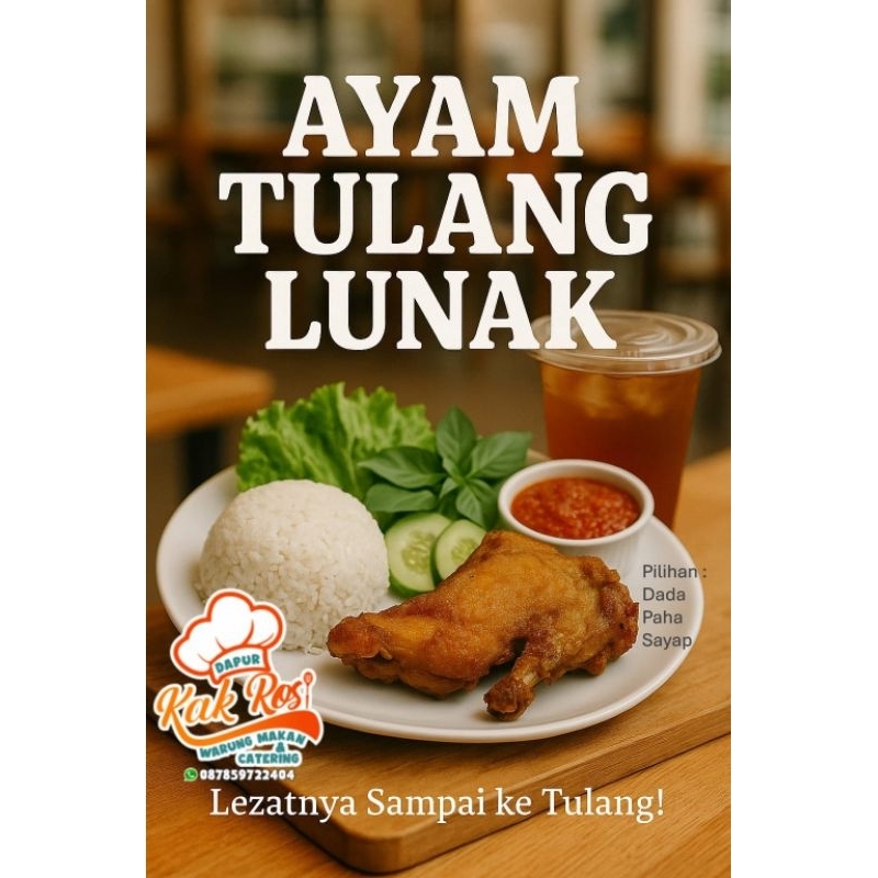

Paket Ayam Tulang Lunak + Es Teh