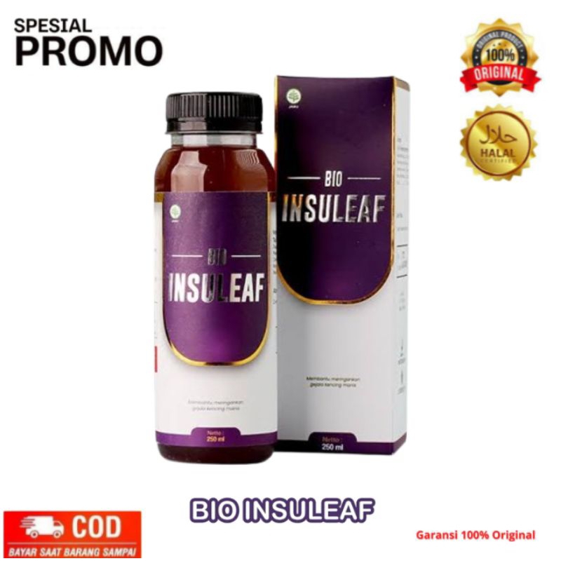 

BIO INSULEAF PAKET 1 BOTOL ORIGINAL HERBAL ALAMI UNTUK ATASI DIABETES
