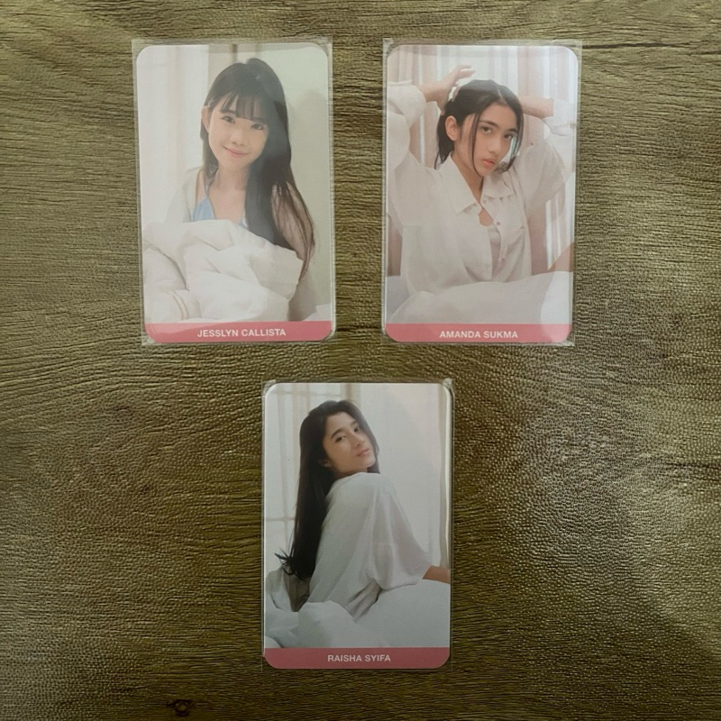 Photocard the morning call jkt48 jesslyn amanda raisha