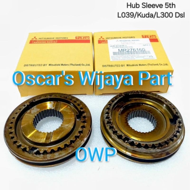 HUB + SLEEVE ASSY ( 5TH ) L300 DIESEL /KUDA / L039 / GEAR SYNCROMIS SET /GEAR PENGHUBUNG GIGI 5 MOBI