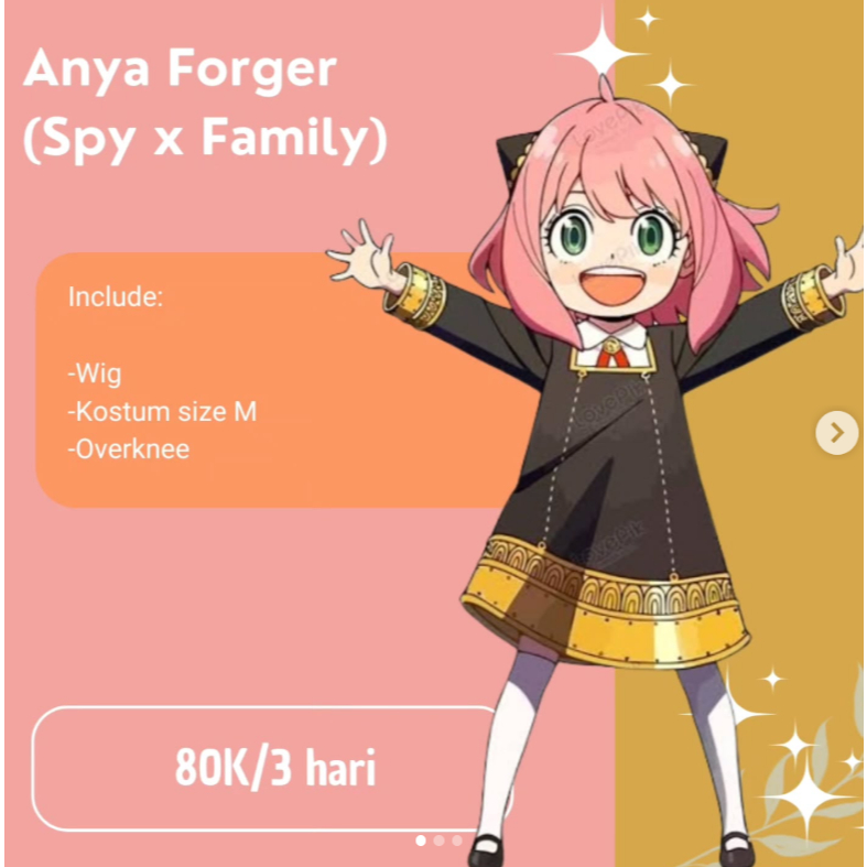 Rental Cosplay Anya Forger (Spy x Family) HazukiRen Rentcos