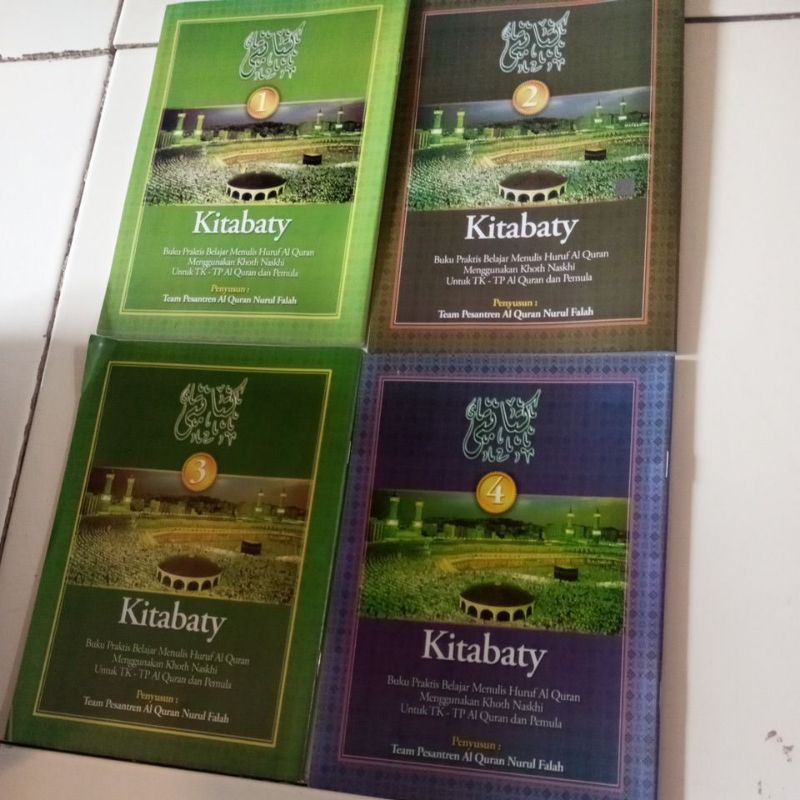 buku menulis Alquran kitabati jilid 1 sampai 4