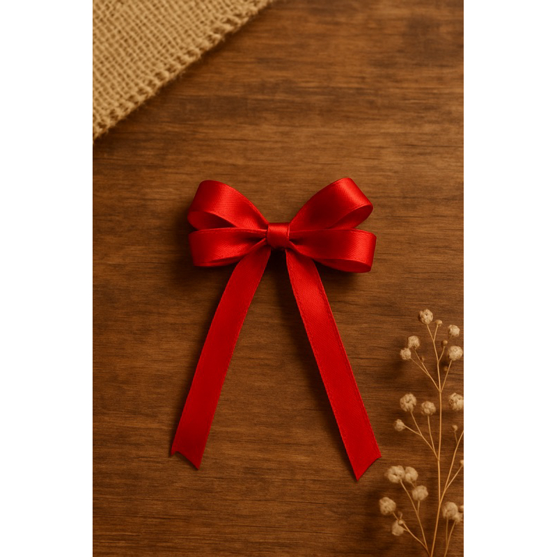 

Pita Jadi Merah/Pita Mini/Double bows/ pita hias/pita siap pakai