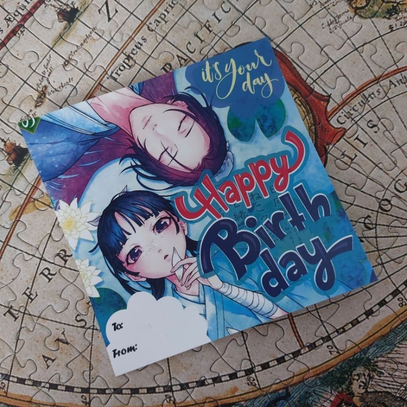 

Stiker lucu Maomao Jinshi Apothecary Diaries birthday card kartu ucapan sticker ucapan