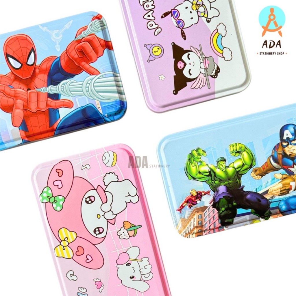 

PENCIL CASE KALENG BESAR KARAKTER/ TEMPAT PENSIL KALENG BESAR/ TEPAK PENSIL SUPERHERO/L;PY55-54