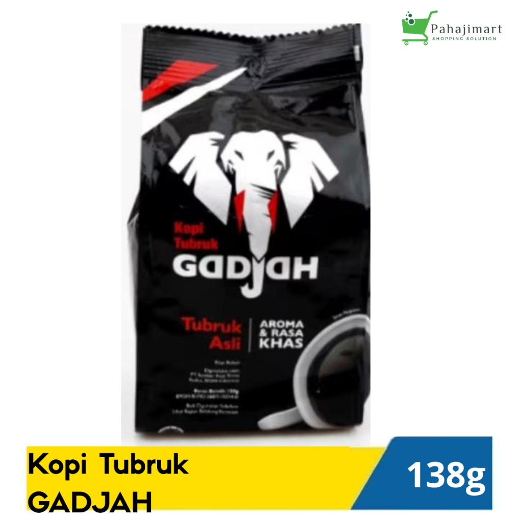 

Kopi Bubuk Tubruk Gadjah Asli Aroma Dan Rasa Khas Berat 138gr