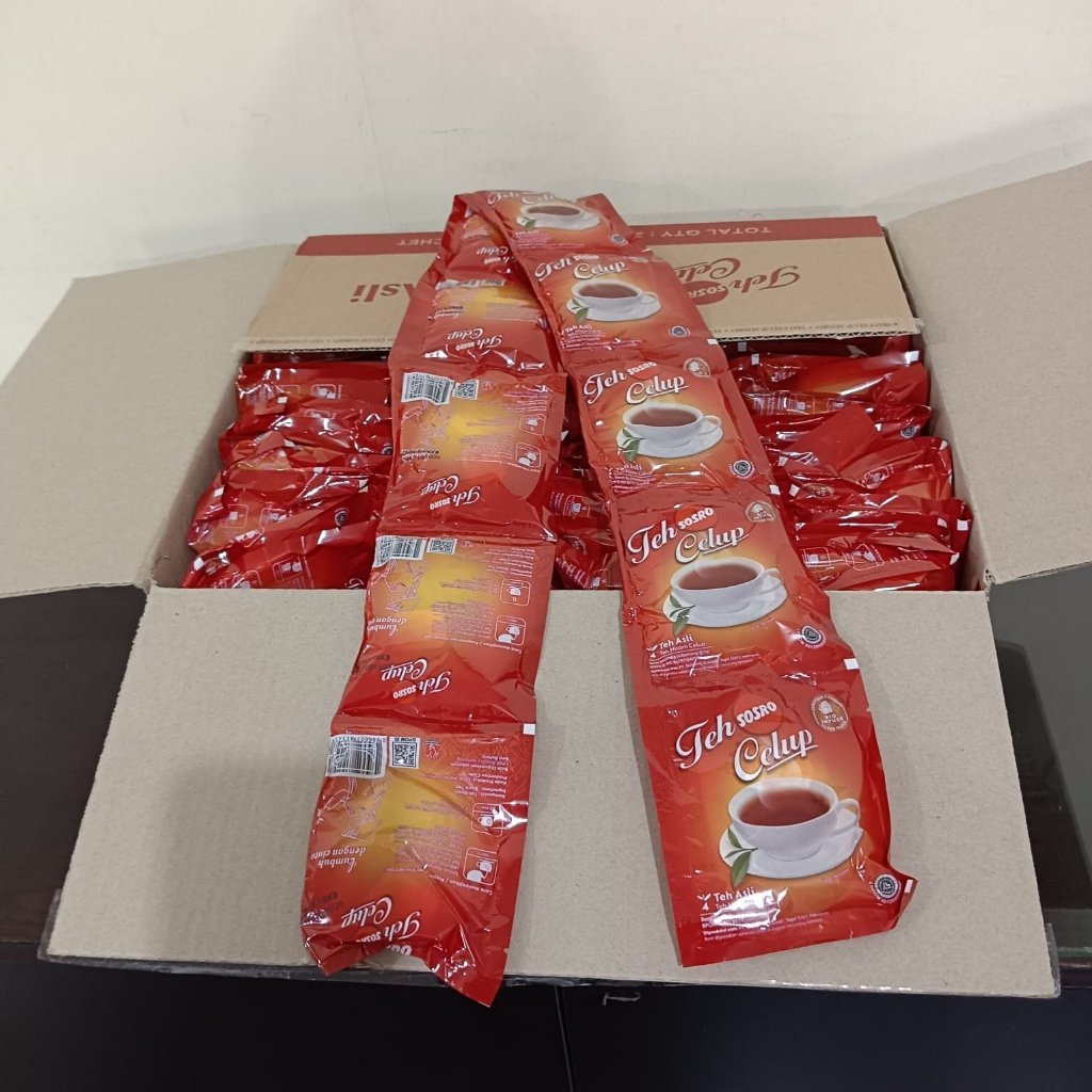 

1 Dus Teh celup Sosro isi 240 pcs / 1 Karton