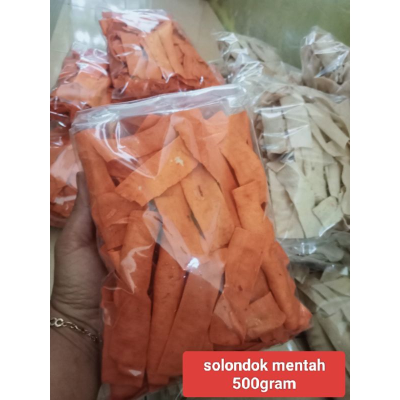 

krupuk solondok (mentah)