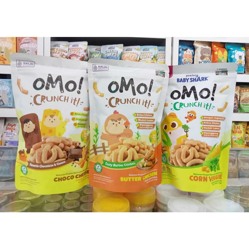 

SNACK OMO CRUNCH IT Kemasan 15gr