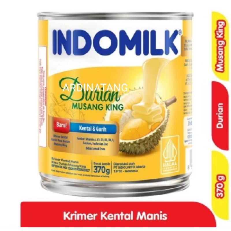 

INDOMILK DURIAN MUSANG KING 370G