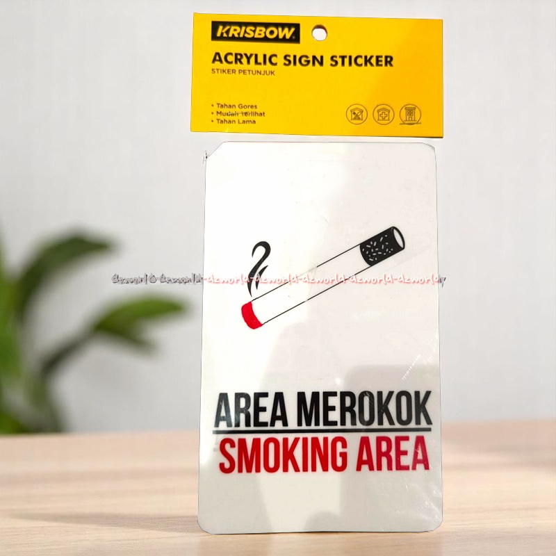 

Kris Sign Acrylic Stiker Smoking Area Sticker Tanda Dilarang Merokok Cocok Untuk Di Cafe Toko Sooking Areas Sign Akrilik Stickers Krisbow Ace Akrilik Putih