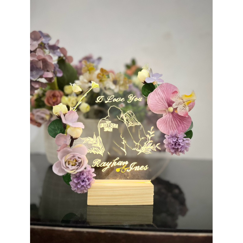 Papan Ucapan Akrilik Lettering Custom