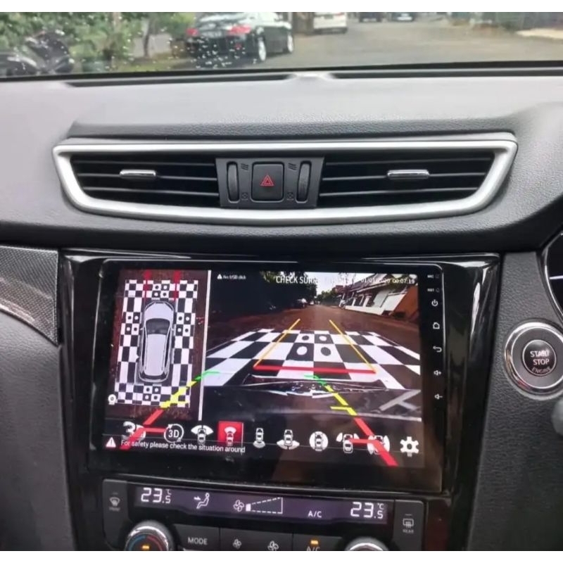PAKET HEAD UNIT ANDROID & KAMERA 360 NISSAN X-TRAIL T32