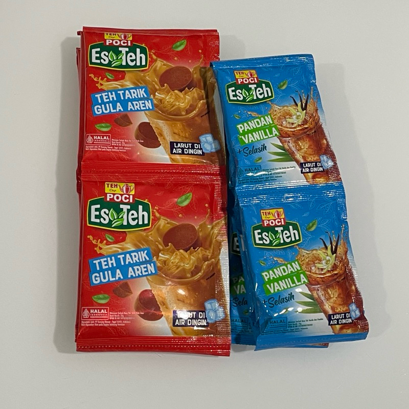 

Poci es teh tarik gula aren pandan vanila saset 25gram
