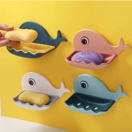 Wadah Sabun Batang Tempat Sabun Dinding Kamar Mandi Plastik