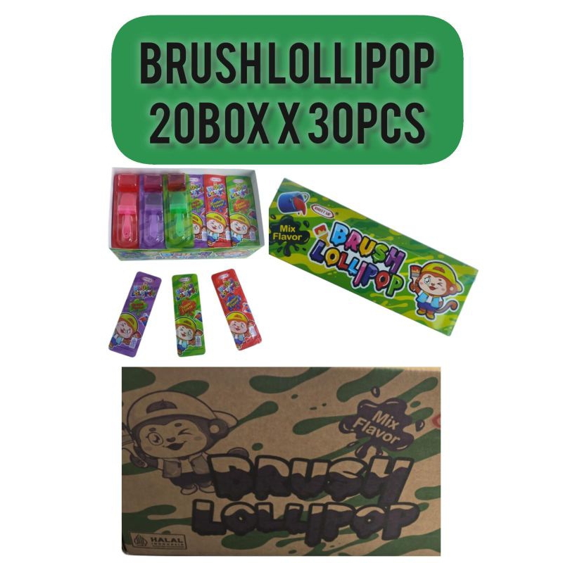 

SWEET ME Brush Lollipop 30pcs