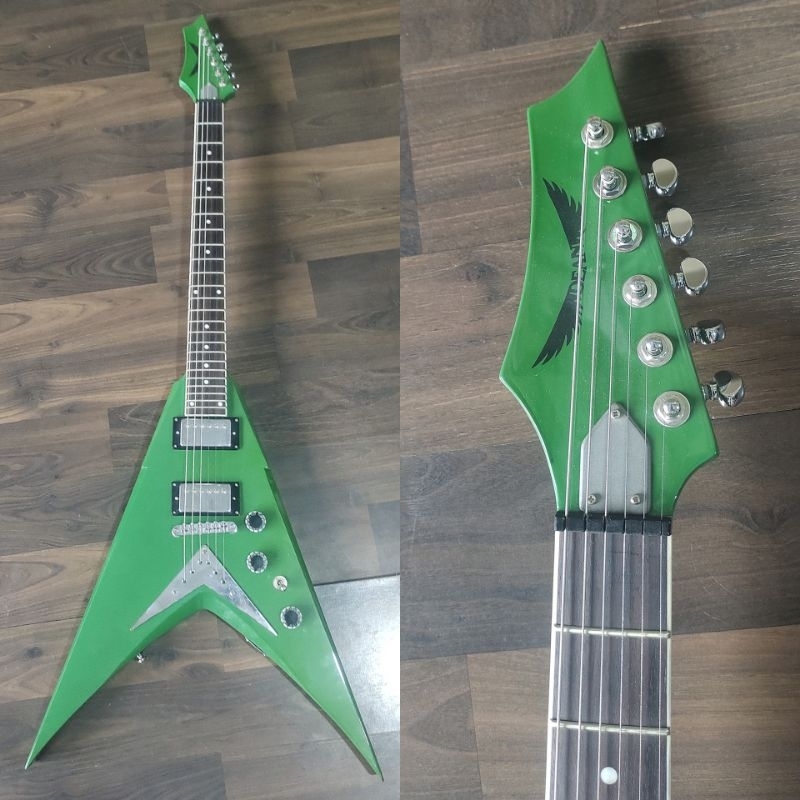 Gitar elektrik flying v merk dean