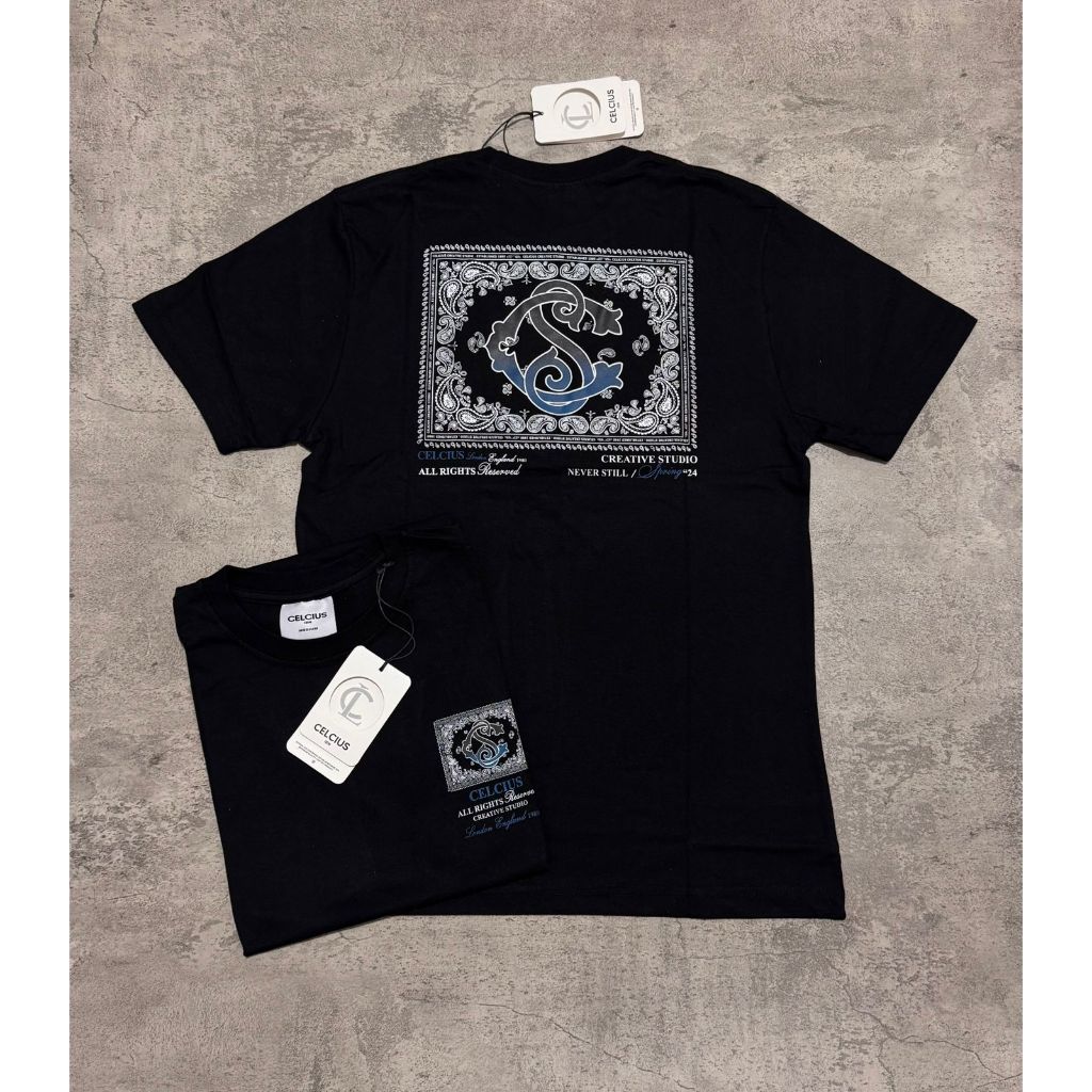 Kaos Branded CLCS Print Batik Premium//Kaos CLCS Pria//Baju Kaos Pria