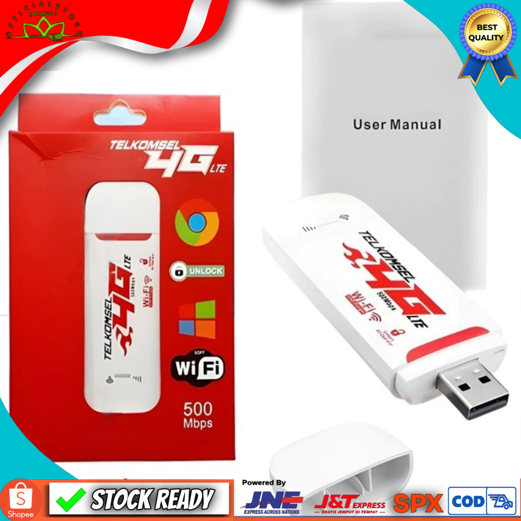 MODEM USB WIFI 4G LTE 500mbps  || USB MODEM WIFI ALL OPERATOR