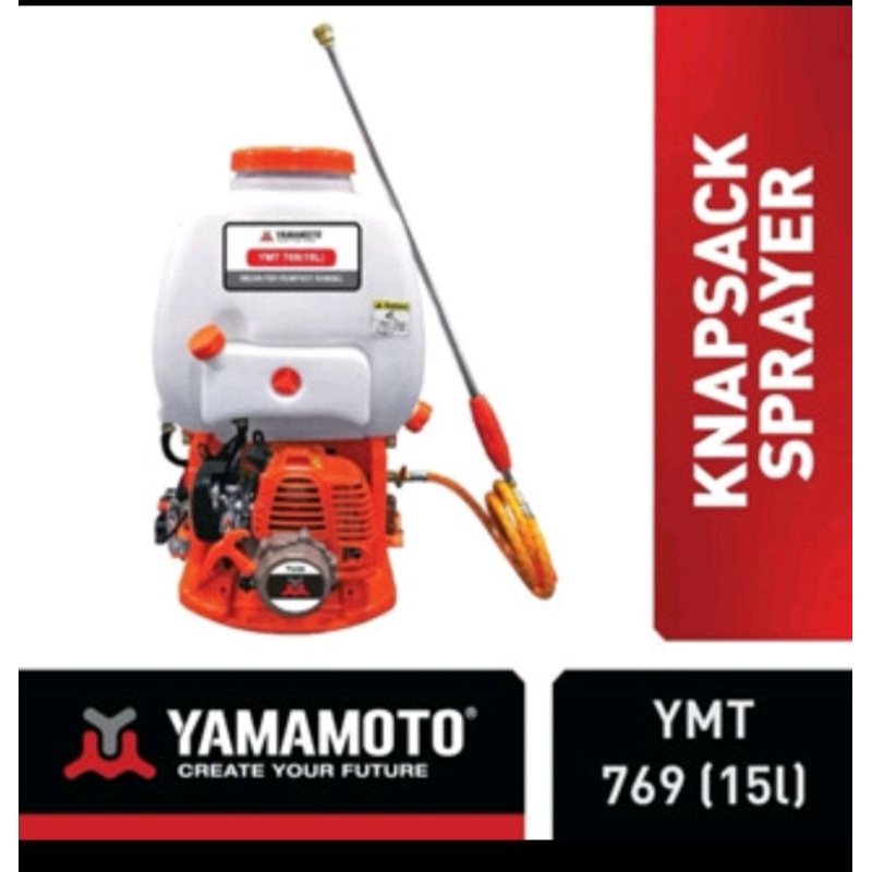 Knapsack Sprayer Yamamoto YMT-769 TU26 Mesin Pompa Hama Sprayer  15Ltr