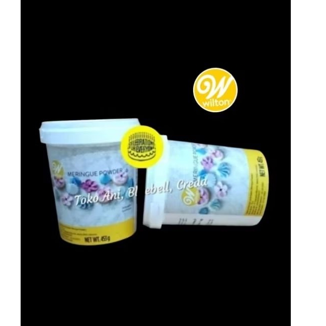 

Wilton Meringue Powder 16 oz ( 453gr ) - Pengganti putih telur untuk dekorasi dengan royal icing, dll ( 0702-6004 )
