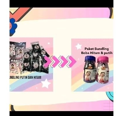 

Special paket Boba hitam & putih minuman oreng Bhinek Madura