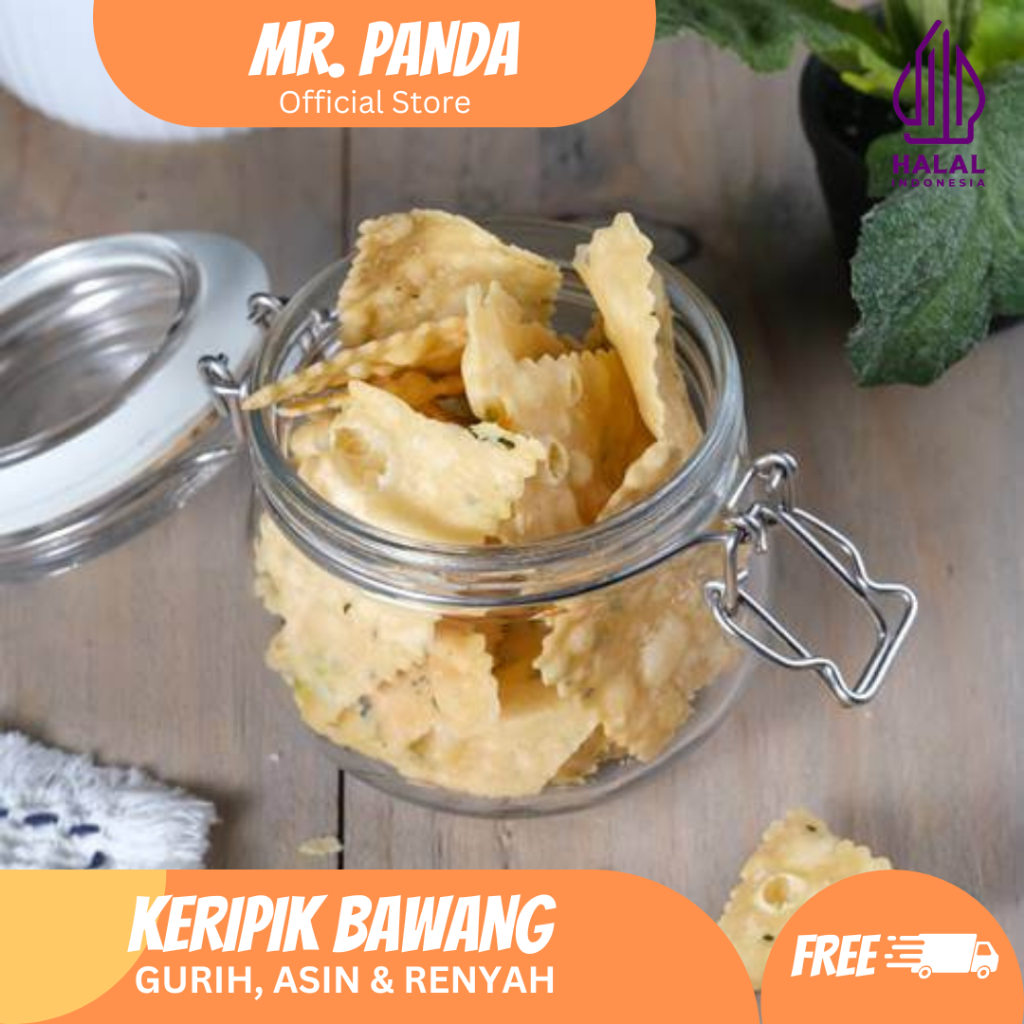 

Keripik Bawang Cemilan Mr Panda