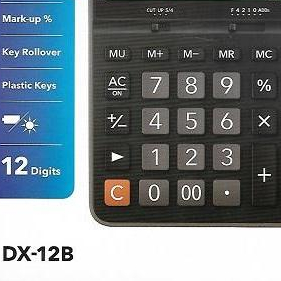 

Kalkulator Casio DX12B - ORIGINAL PRODUK CASIO product dx 12b dx 12 b black hitam