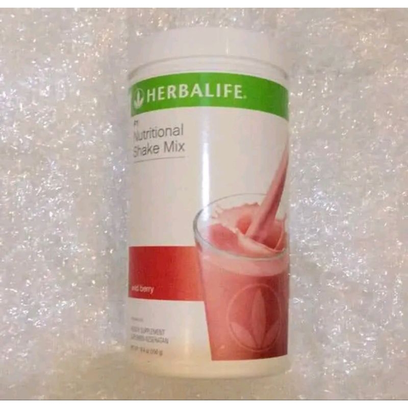 Shake Herbalife lite shake mix_wild Berry Original 100% Asli