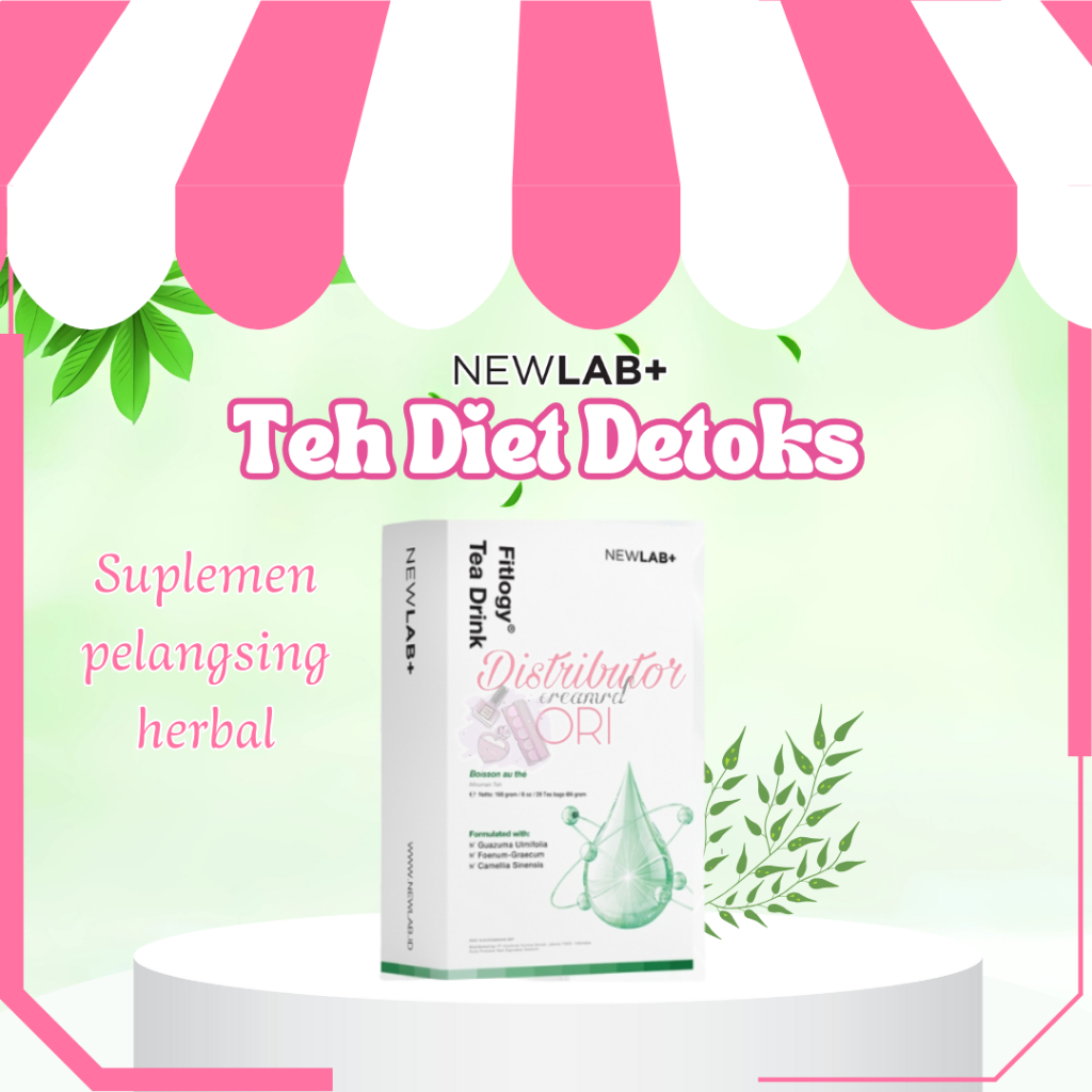 Original NEWLAB TEH DIET DETOKS | Beaudelab Slimming & Detox Green Tea | Suplemen pelangsing herbal 
