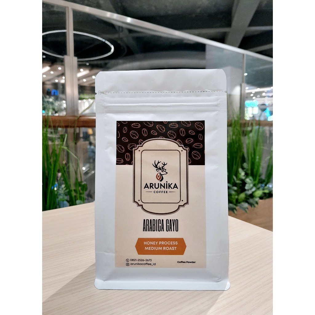 

Arunika Coffee Arabika Gayo Honey Process - Medium Roast, Kopi Premium Asli Aceh