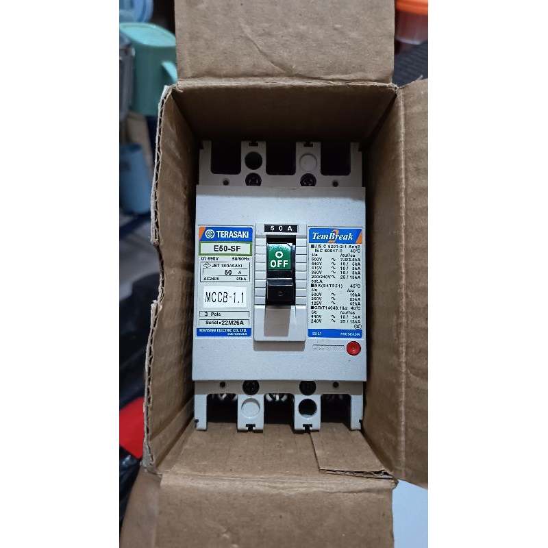 MCCB Terasaki 3P 50A