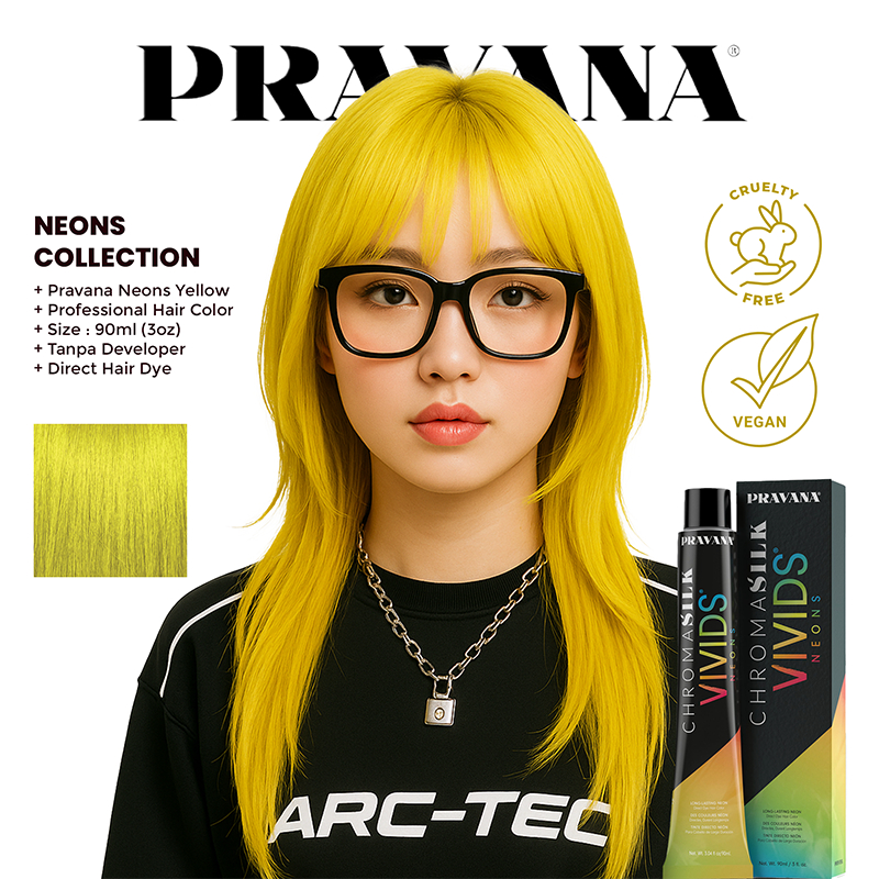 PRAVANA NEONS YELLOW - Vegan Hair Color (Cat Rambut)