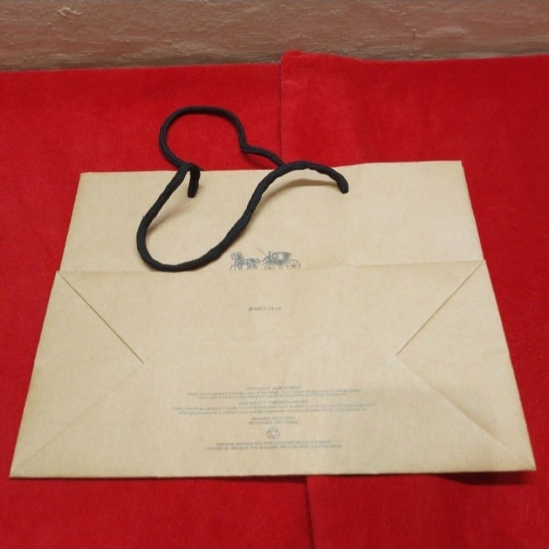 

KANTONG BELANJA PAPERBAG BRANDED AUTHENTIC ORIGINAL CO4CH NEW YORK PAPER BAG