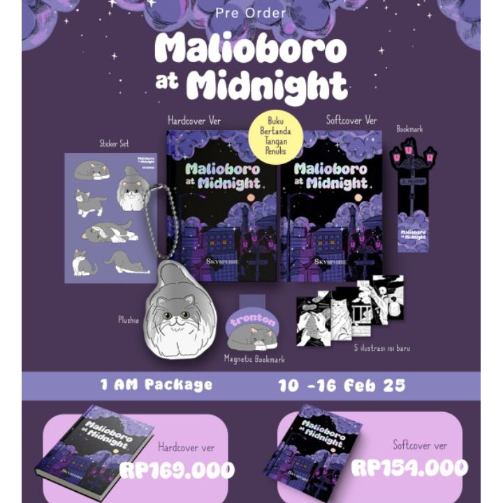 New Novel Malioboro at Midnight Hardcover  Skysphire  Bukune Original  Midnight Diaries By Malioboro