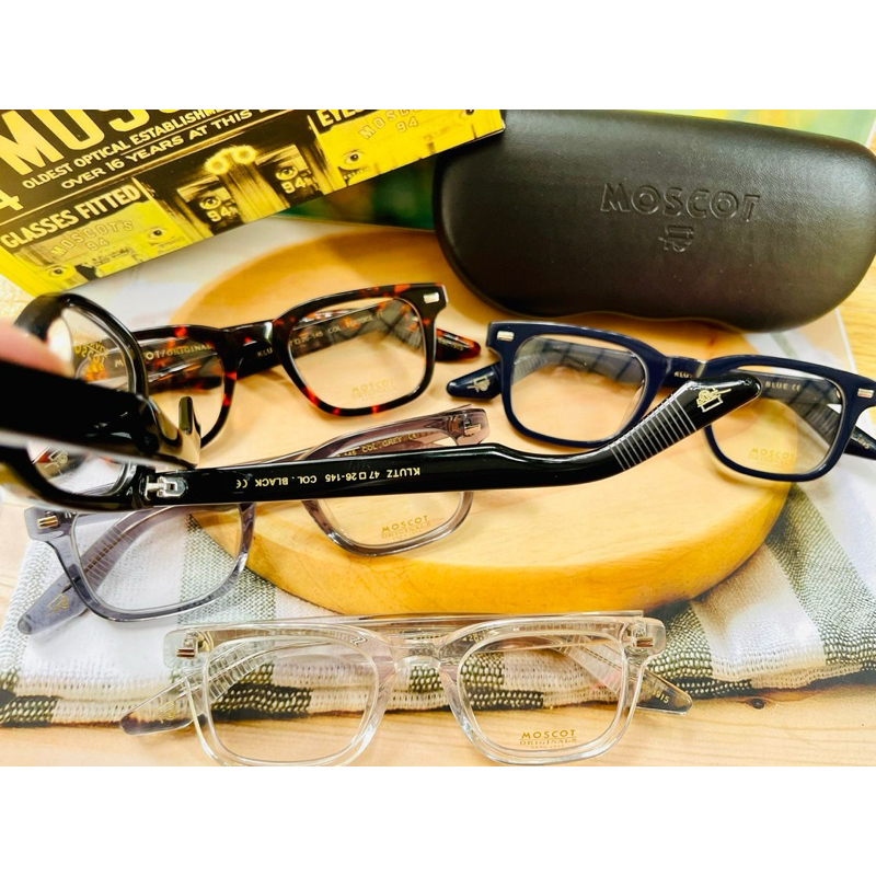 New FREM MOSCOT’S KLUTZ SUPER PREMEUM TULISAN GRAFIR BAHAN ACETATE